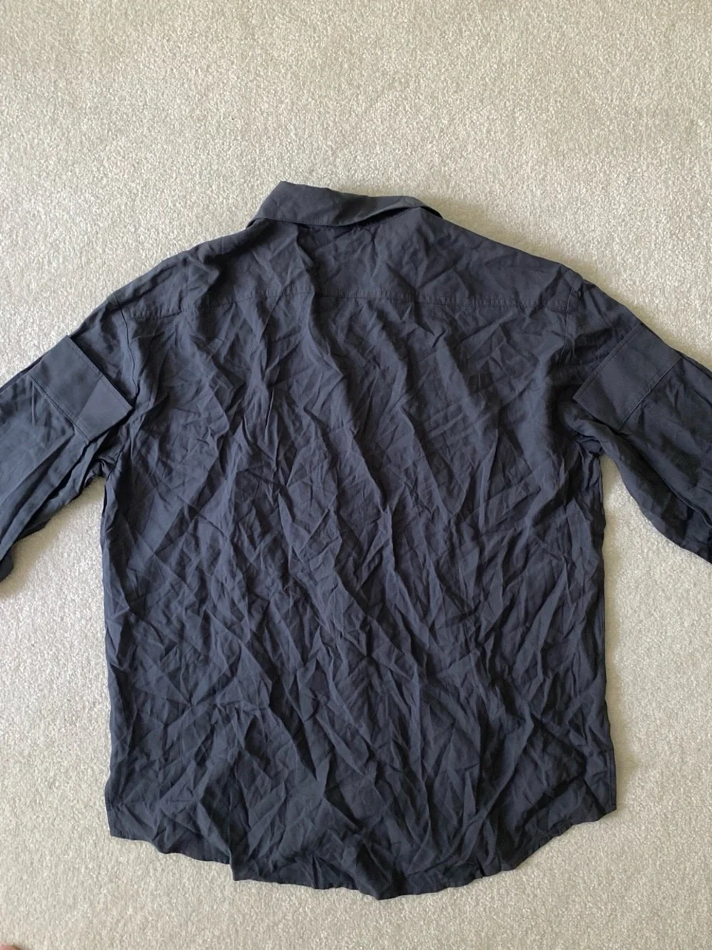 SKIMS long sleeve button up cover up